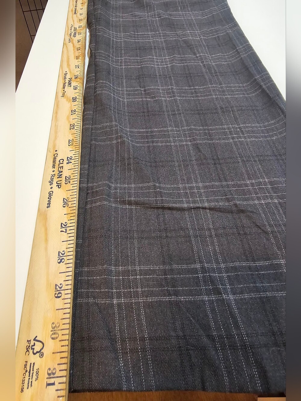 Nine West Gray Plaid Women's Dress Pants Size 18 - Picture 5 of 6